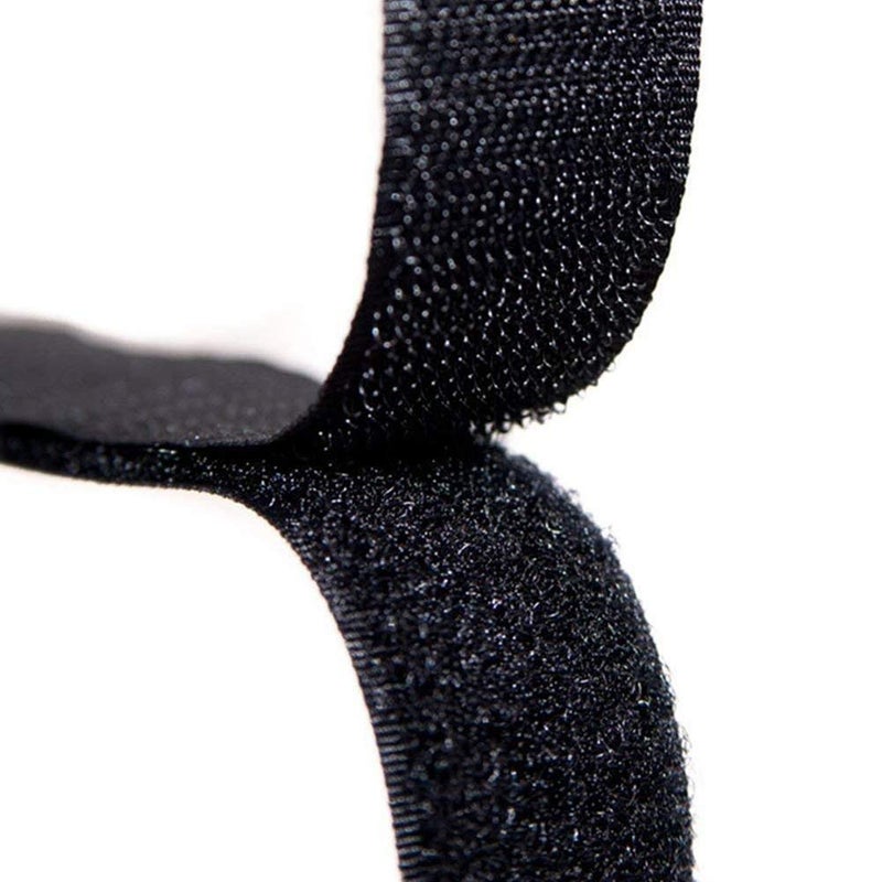 Ywhomal 1.5 inch Wide 20 Feet Sew On Hook Loop Tape Roll Closeout Nylon Strips Fabric Water Tear Resistant for Window Curtain Handbags Clothes Shoes Backpacks Non-Adhesive Back - Image 3